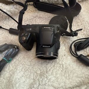 Nikon Black Digital Camera with Strap